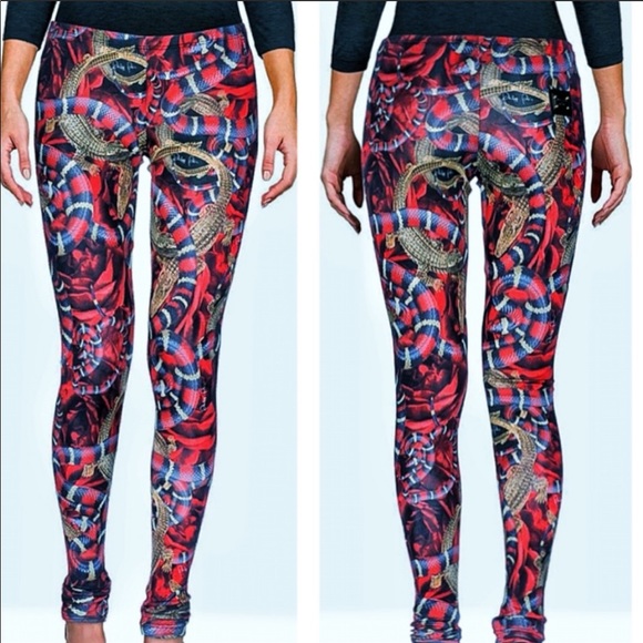 Philipp Plein Pants - PHILIPP PLEIN snake leggings